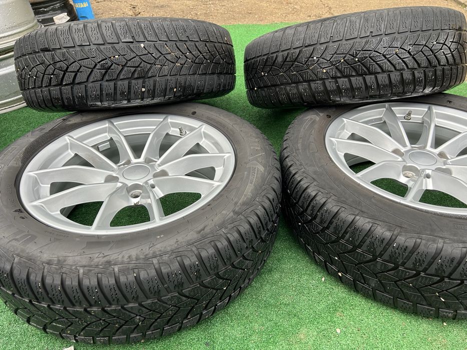 5х112 16 за мерцедес ЕТ 22 със зимни гуми