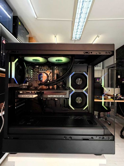 PC I5 14400F/B760M-E/RTX 5060Ti/32GB/240 AIO/Sursa 650W /Garantie/TVA!