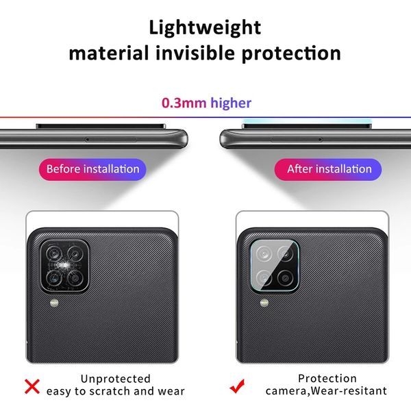 Samsung Galaxy A52s A72 42 A32 A03s A02s / Стъклен протектор за камера