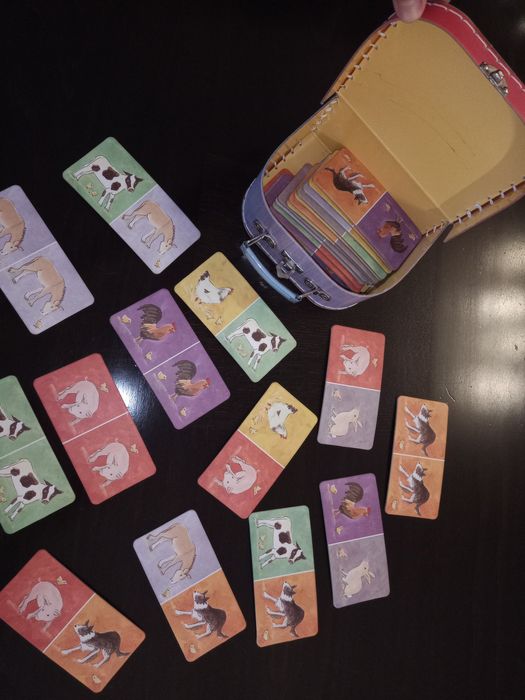 Домино с животни в куфарче