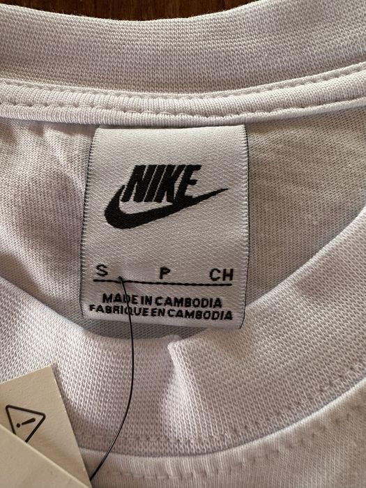 Мъжка,памучна,бяла тениска Nike Air