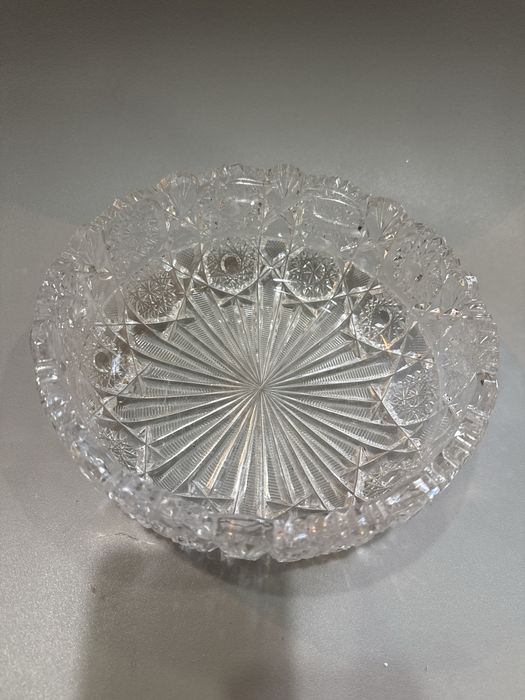 Хрустальная салатница/ваза, винтаж