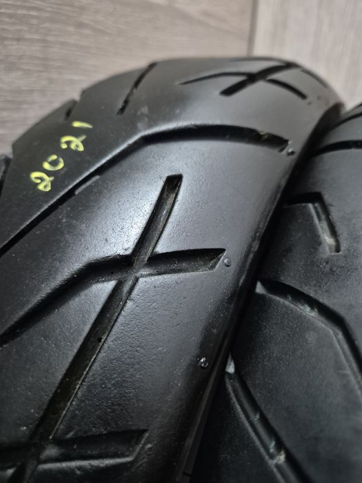 Set anvelope moto 100 80 17 cu 130 70 17 Cst Magsport dot 2021