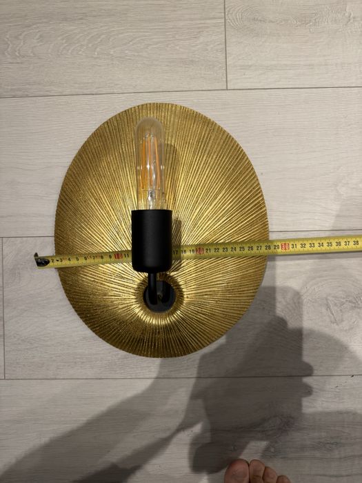 2x Aplica perete aurie / wall lamp lighting gold