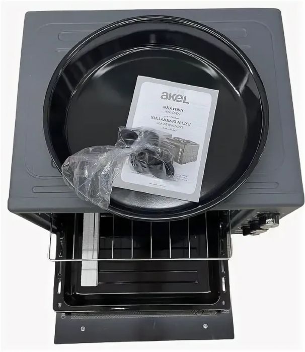 Настольная электропечь Akel черный