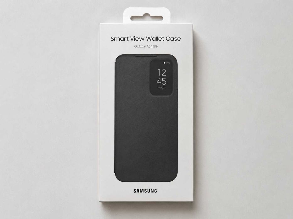 НОВ Samsung Galaxy A54 5G 256 GB + Оригинален калъф Smart View Wallet Case (Пълен комплект)