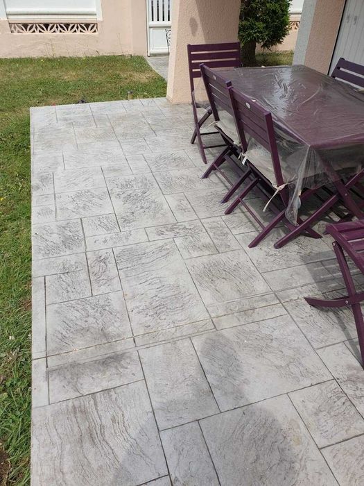 Beton Amprentat , Beton Amprentat în vertical, Beton Elicopterizat