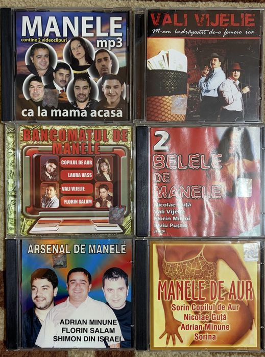 CD original manele vechi anii 1990-2000