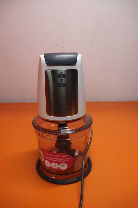 Кухненски уред Kenwood Easy Chop CHP61.100WH, 2 нива на скорост, работен контейнер 0,5 л, 500 вата, бял, ДЕФЕКТ