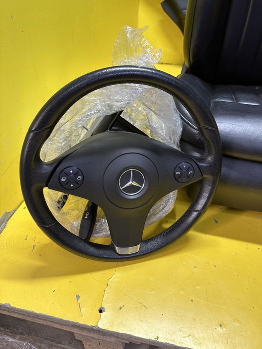 Салон w219 cls черный