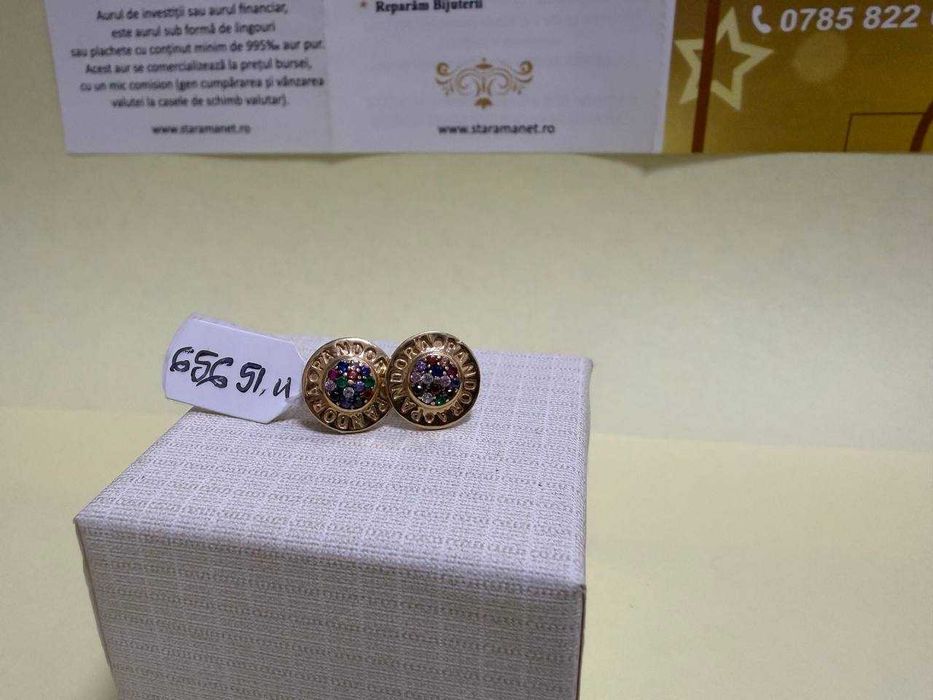cercei aur 14k 1.96gr (m2) staramanet