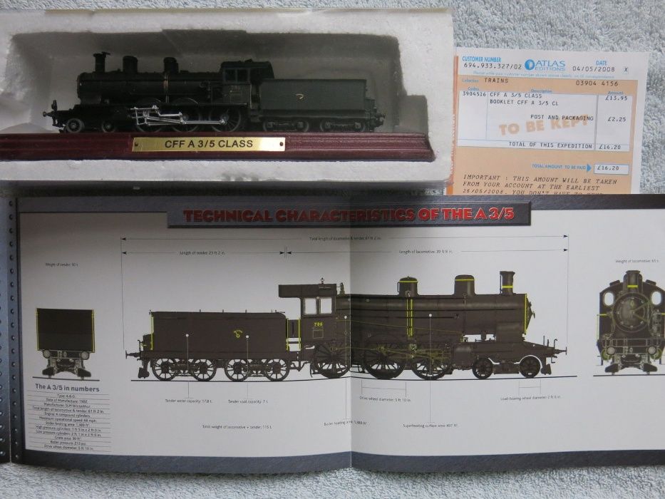 Machete locomotive ATLAS noi sc. 1:100 plinta lemn 23-30 cm