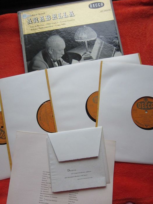 vinil rar Arabella Strauss 4LP Georg Solti 1958 Lisa Della Casa,London