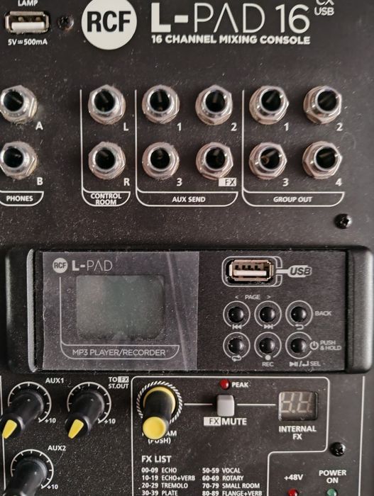 Mixer RCF și boxe bas subwoofer DB pentru DJ, formație, nuntă, botez