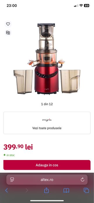 Storcator fructe si legume MYRIA