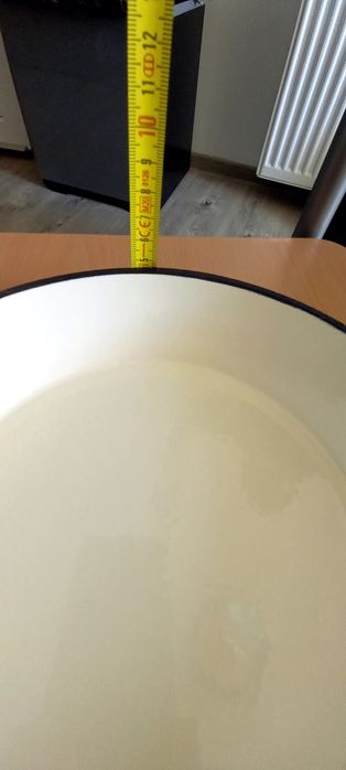 Tigaie gril  fontă emailata 24 cm /Promo 125 lei