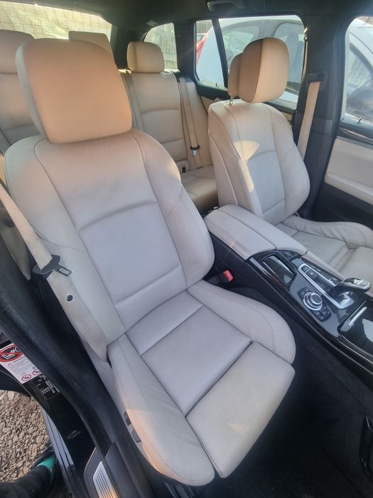Interior Sport piele bej Bmw F11 F10 scaune încălzite fata/spate