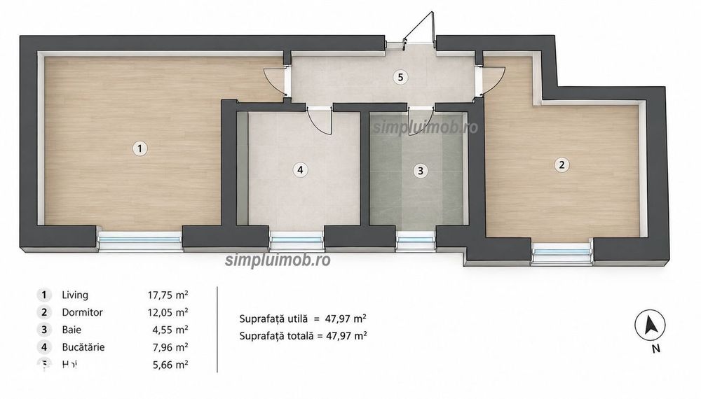 Apartament Spațios Popesti