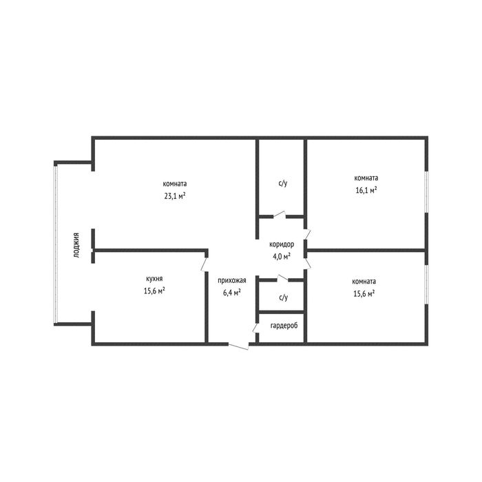 Продажа 3-комнатной квартиры