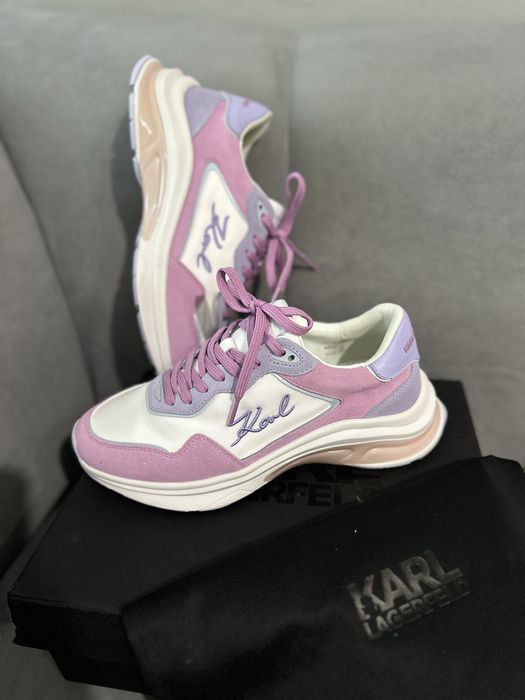 Велурени обувки Karl Lagerfeld LUX FINESSE