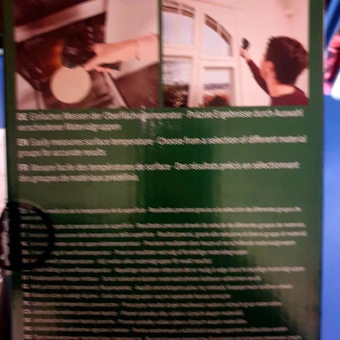 Чисто нов инфрачервен термометър