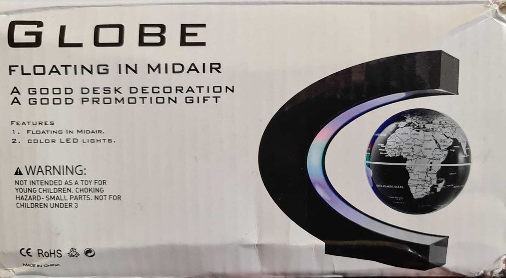 Glob pamantesc cu levitație magnetică, produs nou