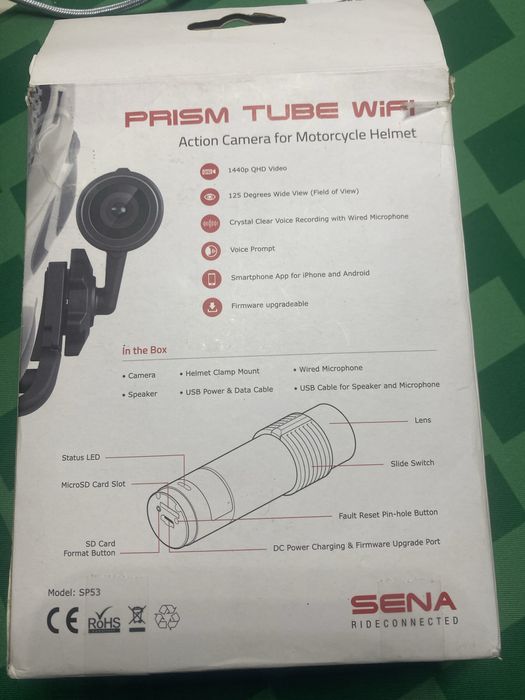 Sena camera video actiune moto atv bicicleta