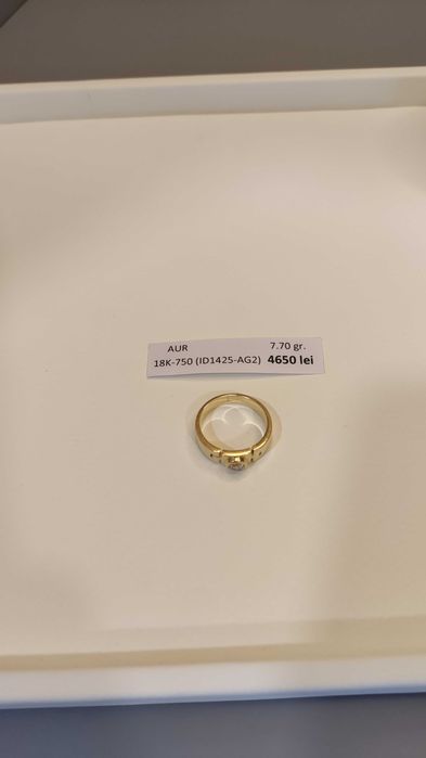 Inel aur 18 Karate cu diamant (7.70 grame) ID1425-AG2