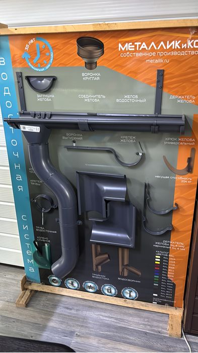 Сайдинг металлические водосток ,черепицы