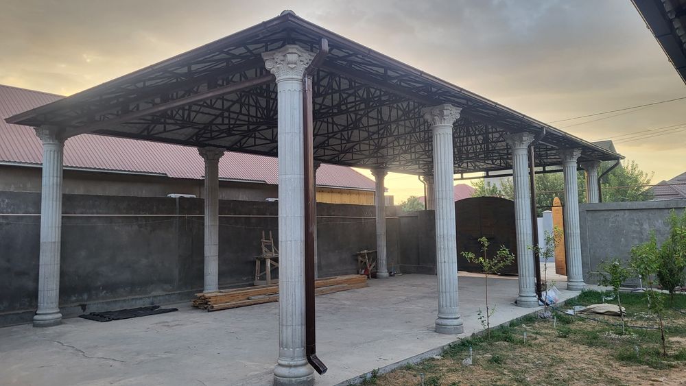 Навес ворота  арка тапчан есік решетка