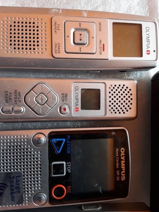 5 броя оригинални журналистически магнетофони-за части