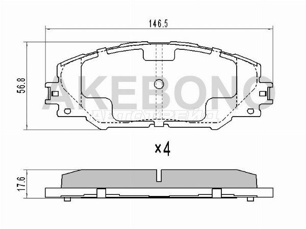 Колодки тормозные Toyota Auris