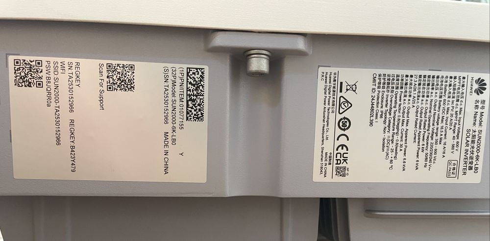 Invertor Monofazat Hibrid Huawei SUN2000-6K-LB0