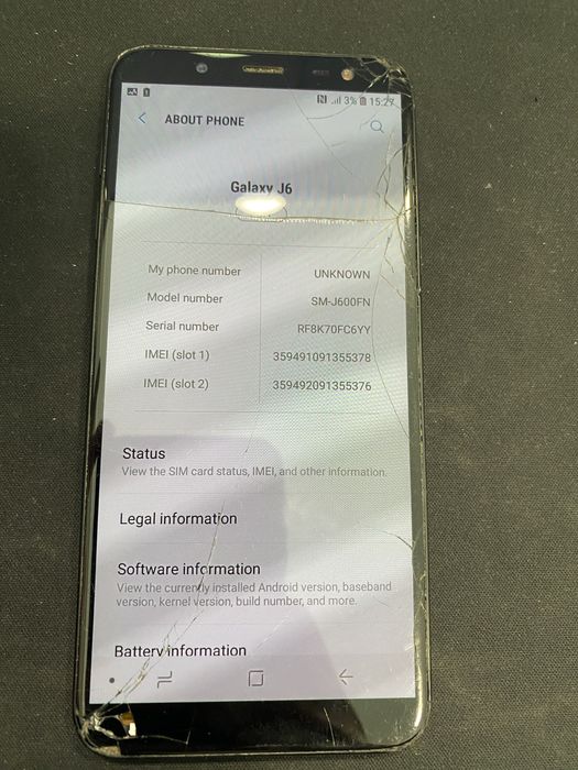 Samsung J6(2018) 32 Gb id-2098