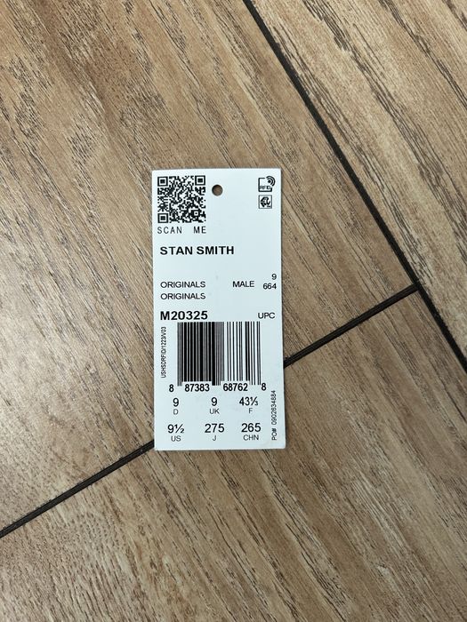 Кеды Adidas Stan Smith Белый/Синий