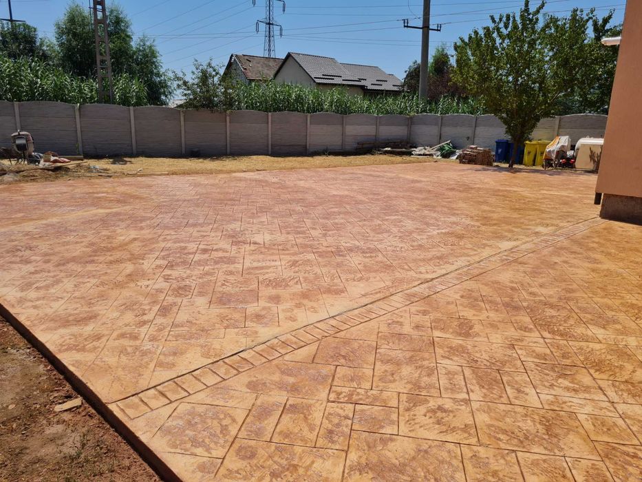 Beton amprentat vâlcea