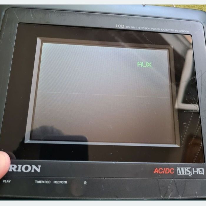 Orion Combi 600 LCD Televizor Portabil Cu Video Vhs Pvm Retro Gaming P