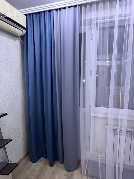 Срочно продам шторы комбинированные