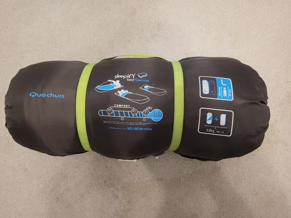 Sac de dormit Decathlon Quechua Rando Thermo (cu saltea integrată)