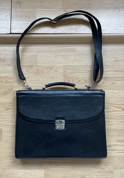 Geanta/servieta din piele naturala office