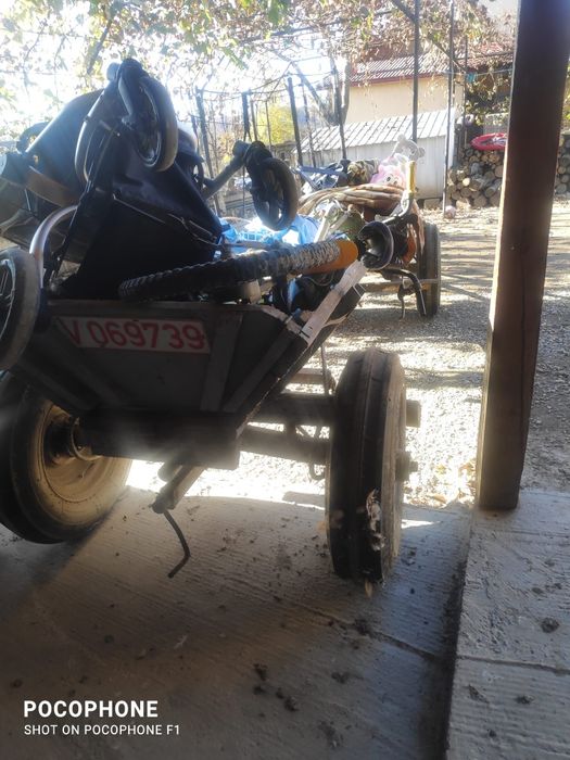 Vând tractoraș MITUSUBISHI 4x4 de 18 cai