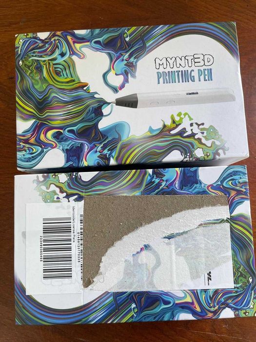 MYNT3D – stilou 3D profesional pentru imprimare 3D, cu afisaj OLED, alb