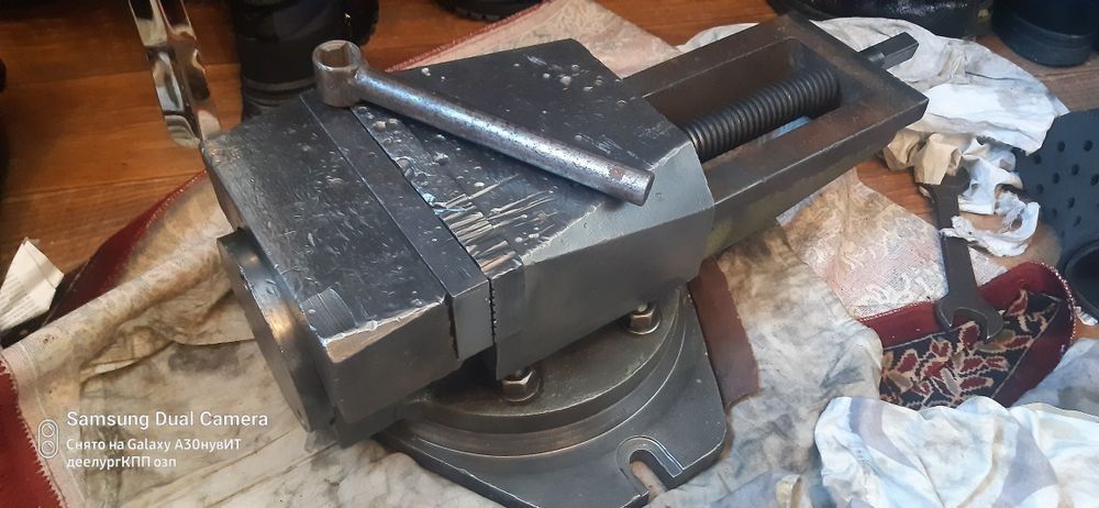 Тиски токарно-фрезерные 200мм