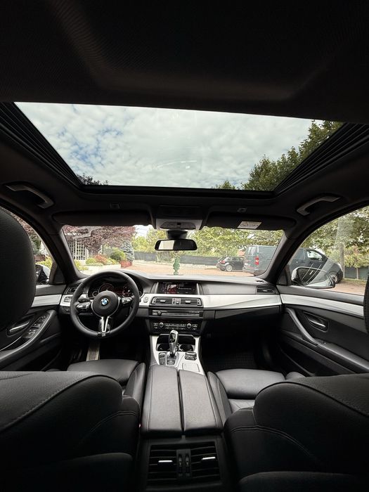 BMW 520d F10 LCI B47 | M-Pachet | HUD | Trapă | 6WB | Cameră