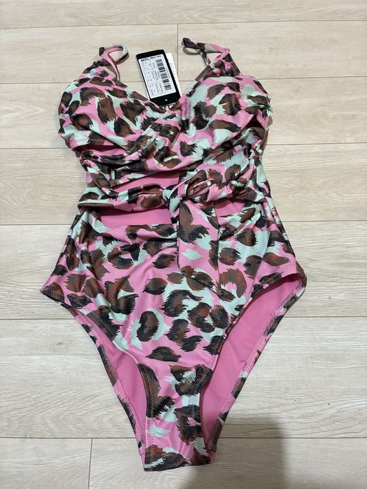 Costum de baie print leopard