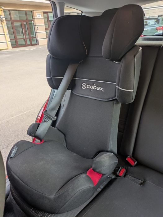 Cybex scaun auto iso fix negru si albastru