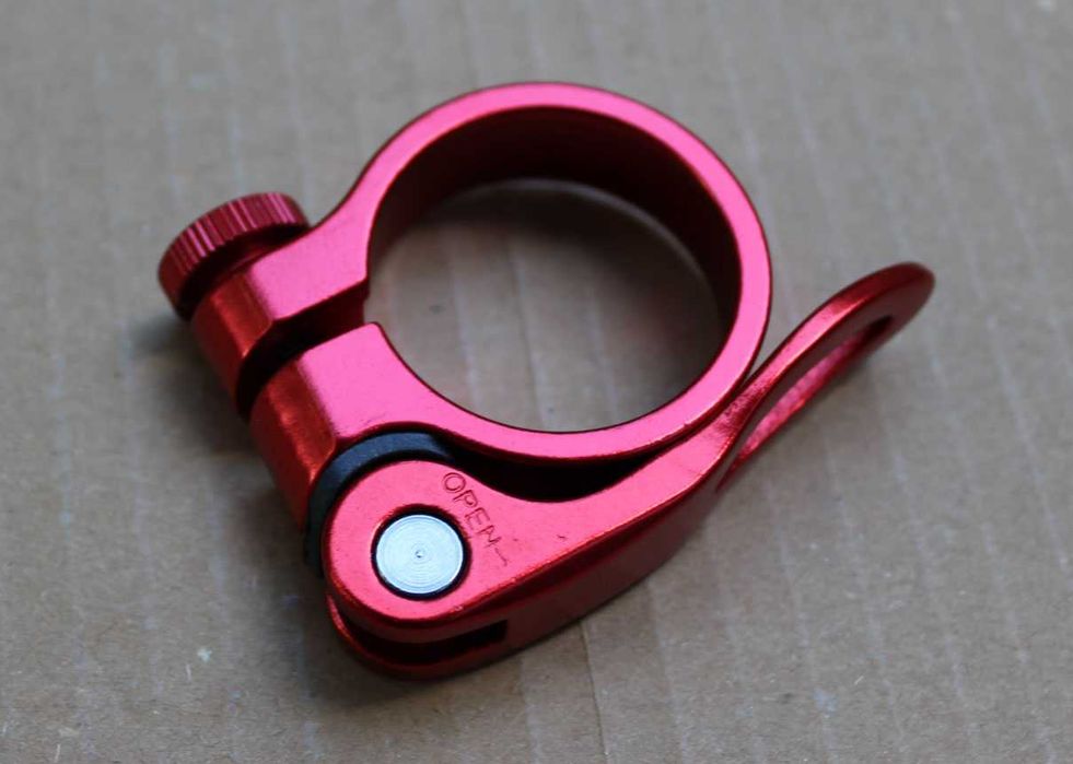 Colier aluminiu teava sa CNC 31.8mm si 34.9mm cu inchizator rapid