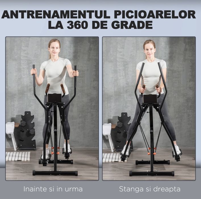 Bicicleta eliptica de exercitii Homcom
