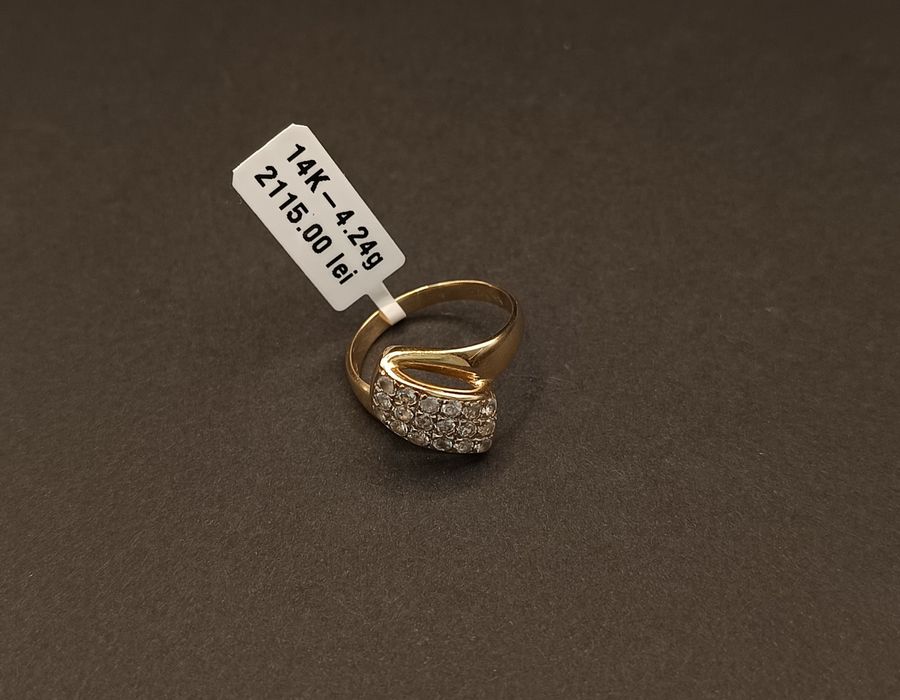 Inel dama Aur 14 K 4,24 gr