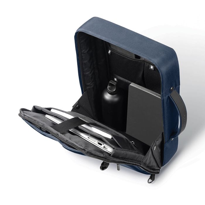 Rucsac geantă laptop XD Design Bobby Biz 2.0 navy cu antifurt